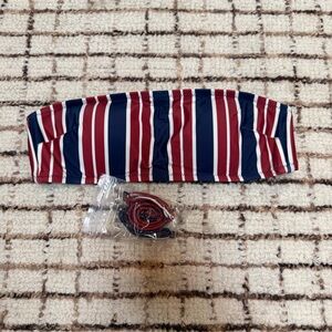 aerie Striped Swim top - Navy & Burgundy